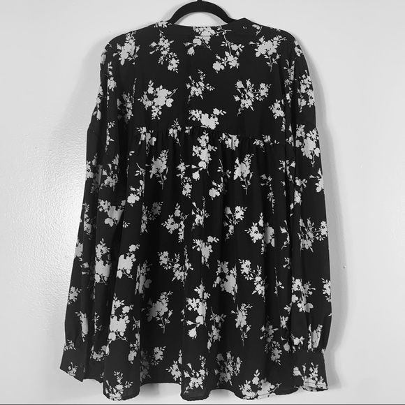 Time and Tru Women’s Floral Print Long Sleeves Top Size XXL - Picture 2 of 5